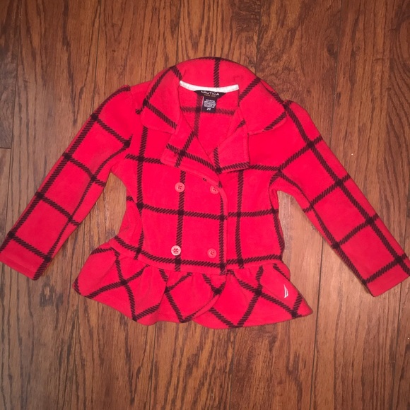 Girls Nautica 3pc Set with Fleece Jacket - sz 2T - Picture 3 of 8